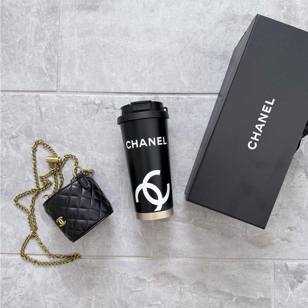 Chanel Black Travel Mug